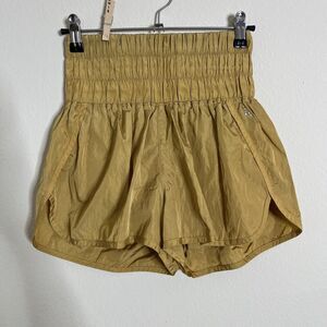 Free People X FP Movement SZ S The Way Home Short Yellow